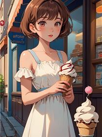 吃雪糕送女友
